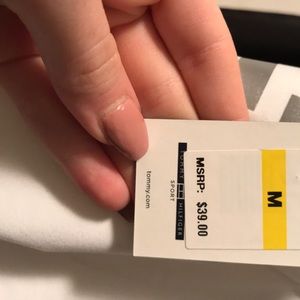 White tommy hilfiger tanktop